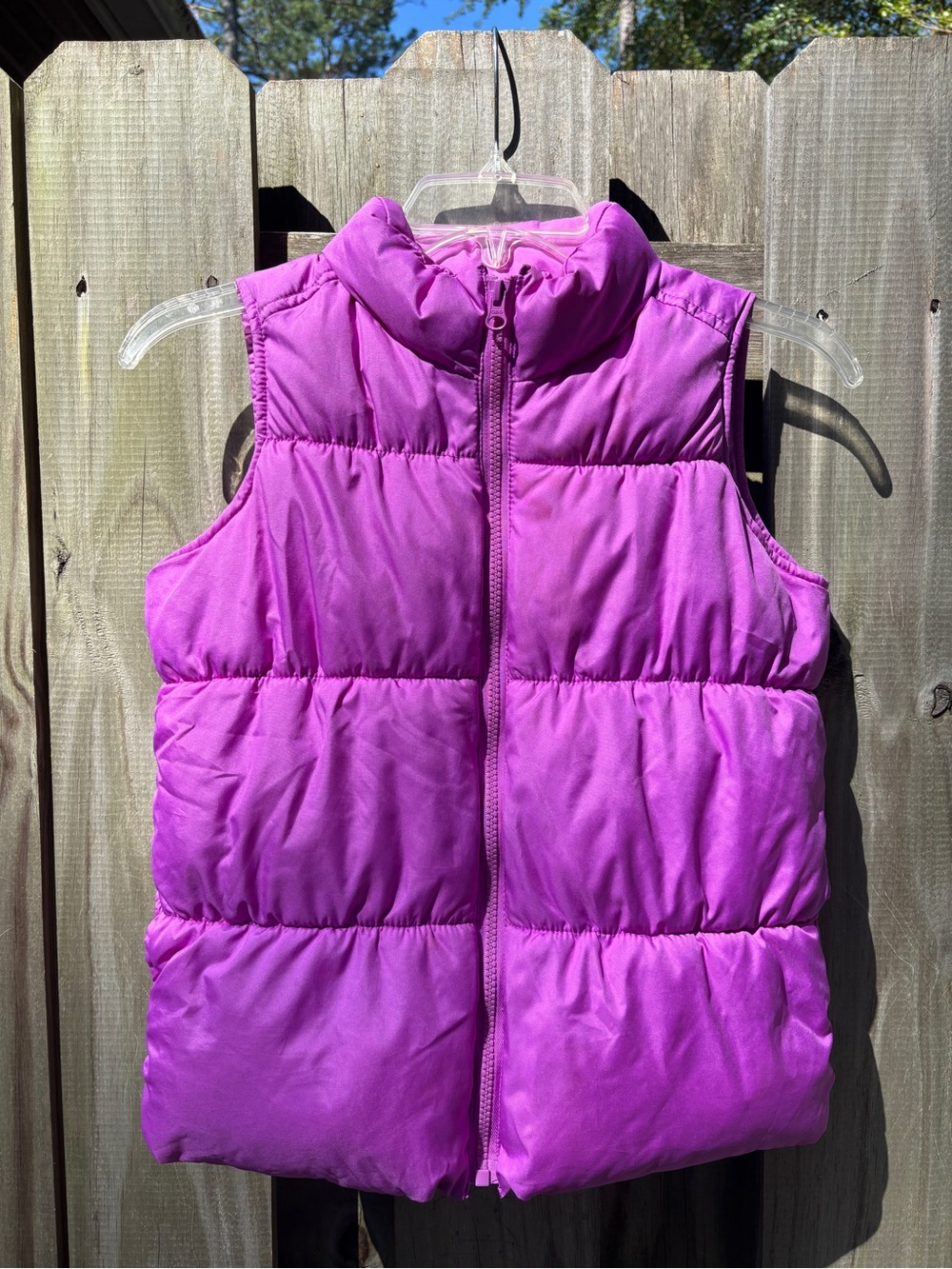 Old Navy Girls' Bright Purple Puffer Vest